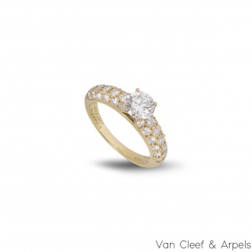 Van Cleef & Arpels Yellow Gold Diamond Ring 0.79ct Van Cleef & Arpels Yellow Gold Diamond Ring 0.79ct